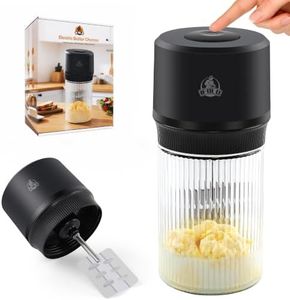 IFOLO Electric Butter Churn – One-Touch Butter Maker in 5–10 Mins, 34oz Glass Jar with High-Speed Brushless Motor, High-Speed Mixing for Creamy Results