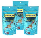 Foodie Puppies Optimum Micro Pellet Fish Food, 50g x 3 for All Small-Mouthed Tropical Fish Highly Nutritious Food with Free Key Ring