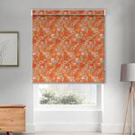 HIPPO Printed Blackout Indoor Roller Blind for Windows Floral Bird Design Rolling Curtain Corded Roll Up & Down Blind for Home & Office (4X7FT)