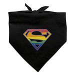 GRAPHICS & MORE Superman Rainbow Shield Logo Dog Pet Bandana