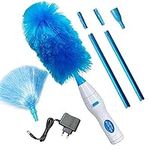 Hlake Spin Duster 360 ° Hurricane Spin Electric Duster Cleaning Brush Cargable, Duster Brush The Duster Electric Pen 180 ° Electric Multifunction Duster (Color : Charging)