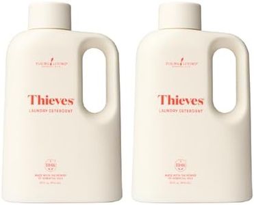 Young Living Thieves Laundry Detergent, Concentrated Plant-Based Formula with Enzymes, Fresh Citrus Scent, For HE and Standard Washers, 32 fl oz - 2 Pack