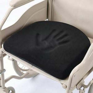 Tsumbay Memory Foam Seat Cushion, Office Soft Seat Cushion with Carry Handle, Washable Cover, Comfortable Coccyx Cushion for Home Office Chair Pad, Car Seat, Wheelchair -Black
