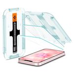 Spigen Glas.tR EZ Fit Sensor Protection Tempered Glass Screen Protector for iPhone 17e, iPhone 16e, iPhone 14, iPhone 13, iPhone 13 Pro - 2 Pack