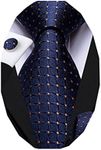 Dubulle Mens Paisley Striped Tie Si