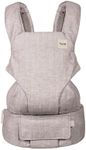 Tula Linen Explore Baby Carrier from Birth, 3-in-1 Outward Facing, Ergonomic Adjustable Baby Carrier (3.2-20.4 kg), Sand