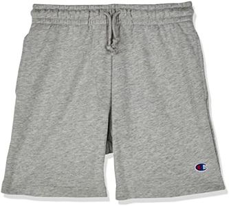 Champion Boys Lightweight Terry Short, Oxford Heather, 12