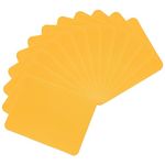 uxcell 12Pcs Iron on Patches for Clothing Repair 4.9" x 3.7" Fabric Patch Repair Decorating for Clothes Pants Bag, Yellow