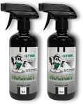 The Stink Solution Hockey Odor Eliminator For Strong Odor: Quickly Banish Sweat & Body Odor From Hockey Gear, Skates, Hockey Bags, Gloves, & More! Safe Hockey Deodorizer - 2 16 oz Bottles Coconut Lime