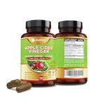 JeaKen Apple Cider Vinegar with Seagreens & Green Tea - Gummy/Tablet Alternative, 1000mg - Supports Metabolism, Slimming, Energy, Detox - 120 Capsules