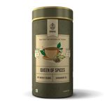 HOUSE OF HINDRAJ Elaichi Tea / Cardamom Tea-Queen Of Spices|Loose Tea Leaves|Masala Kadak Chai|Refreshing Flavour With Rich Aroma & Strong Taste Of Real Cardamom For Cough & Cold|Caffeine Free|180 Gm