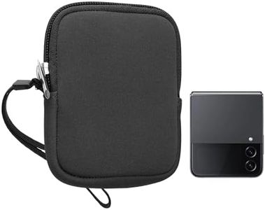 kwmobile Housse Universelle Smartphone - Pochette de Protection 10 x 8 x 2 cm pour téléphone Portable Pliable XXS - 3/3,5" en néoprène Gris