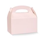 DjinnGlory 36 Pack Small Treat Boxes Pink Gable Boxes Party Favor Boxes Goodie Boxes for Baby Shower, Birthday, Bridal Shower, Wedding Parties 6.18 x 3.58 x 3.38 Inches (Baby Pink)