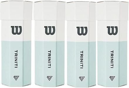 WILSON WRT125200 Triniti 4 can Tennis Ball (Pack of 12)