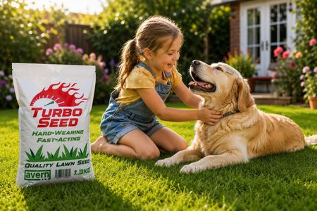 Avern Turbo Grass Seed 1.3kg – Fast Growing Lawn Seed