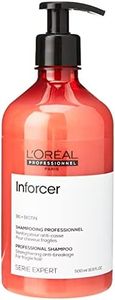 L'Oréal Professionnel Strengthening Hair Shampoo for Dry and Brittle Hair, with Vitamin B6 and Biotin, Expert Series, Inforcer Shampoo, 500 ml