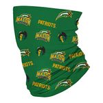 Vive La Fete Soft and Classic Neck Gaiters for Men and Women - Four Way Stretch Fabric Breathable Neck Warmer, George Mason University Green, One Size Adults