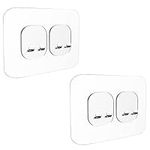 KINCMAX 2 Pack Self Adhesive Hook Strip for Sink Caddy or Soap Holder & Kitchen Stuff - Nail-Free & Non-Trace Kitchen Sink Organiser - Heavy-Duty Sticky Wall Hooks for Sponge Holder