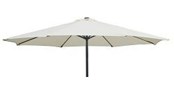 TFS PREMIUM Replacement Parasol Fabric Canopy for Standard & Cantilever Parasols (3m 8arm, Natural Cream PREMIUM)