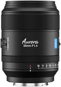 SIRUI Aurora 35mm F1.4 Full Frame Auto Focus Lens, Wide Angle Prime Lens for E Mount Cameras FX3, FX6, A7, A9 Series, A7R Series, A7S Series, ZV-E1, Black