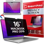 SightPro Magnetic Privacy Screen for MacBook Pro 16 Inch (2019) | Laptop Privacy Filter and Anti-Glare Protector