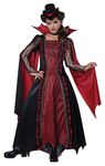 Girls Victorian Vampira Costume Medium