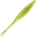 Charlie's Worms Swimming Juke, Scented, Soft Bait for Freshwater Saltwater, 8pk (Chartreuse)