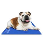 Hugs Pet Products Chillz Pad Comfort Cooling Gel Pet Pad, Blue, Large (36" x 20")