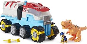 PAW PATROL Dino Rescue Dino Patroller Motorized Team Vehicle with Exclusive Chase and T. Rex Figures (Multi-Language Packaging) (6058905)