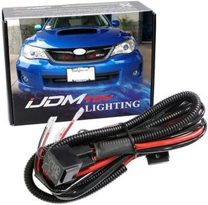 iJDMTOY (1 12V Horn Wiring Harness Relay Kit Compatible with Car Truck Grille Mount Blast Tone Horns (Actual Horn Not Included)