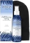 Toma's Total Tan Liquid Spray Instant Sunless Tanner - Whole Body Natural Looking Golden Bronze - Non-Sticky Streak-Free Application Color Guide - Paraben-Free, Tropical Scent - 6 oz