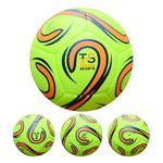 Tussan Sports Toddler Football, Size 2 Kids Lighter-weight Soccer Mini Ball for Age 2 3 4 5 6 Years Old Boys/Girls Toys Christmas, Birthday Gift - Garden Game, Indoor/Outdoor ball (Size 2, Yellow)