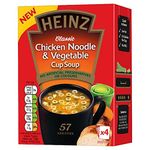 Heinz Classic Chicken Noodle & Vegetable Cup Soup, 4x18g