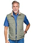 Pegasus | Men's | Lightweight Travel Multi 7 Pocket Gilet Coat | Khaki
