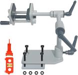 FANOWZUO Universal Bow Vise - 360° Adjustable Archery Bow Vise for Compound & Recurve Bows, Heavy-Duty Metal Construction, Stable Table Mount for Bow Tuning, Maintenance & Repair