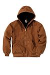 Carhartt .J130.211.S007 Quilt Flannel Lined Sandstone Active Jacket, X-Large, Brown