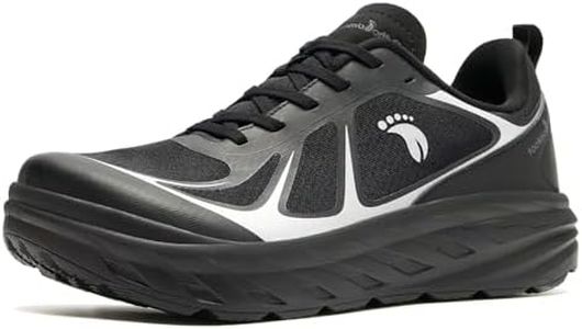 Women's Orthopedic Diabetic Wide Width Toe Box Tennis Shoes: Arch Support Arthritis Plantar Fasciitis Orthotic Hammer Toes Running Shoes, High Instep Travel Shopping Sneakers Black Size 7.5