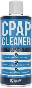 Essential Values 16 Fl Oz CPAP Pre-Wash, Safe & Scent-Free with Dye-Free Prewash Soap That is Universally Compatible with All CPAP Equipment & Machines