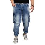 Bigbanana Men's Regular Fit Jeans (Loza,Blue,7XL)