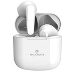 MAS CARNEY Wireless Earbuds with Charging Case M1, Mini Size, Light Weight 35g, 240mAh Battery, 20 Hours Music Time, Bluetooth 5.3, Built in Micphone