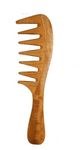 Wooden Curly Hair Wide Tooth Comb | Neem Wood Curly Hair Comb for Women & Men | Hair Growth | Anti Dandruff | Detangler Comb (Neem-Comb-model)