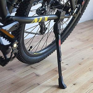 Béquille de vélo réglable en alliage d'aluminium hauteur de vélo montage VTT adapté pour pneu 24in25in 26in27in de route 700c (noir)