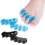 Toe Spacers - Toe Spreaders, Toe Spacers for Women Men, Toe Separators to Correct Your Toe, Toe Spacer for Bunions, Silicone Toe Straightener Corrector