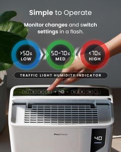 Pro Breeze 20L Smart Dehumidifier – High Capacity, WiFi Control