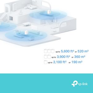 TP-Link Deco X10 Mesh WiFi 6 System, 3-Pack Whole Home Coverage