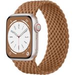 Zedoli Braided Solo Loop Compatible with Apple Watch Ultra/Ultra 2 Band 42mm 44mm 45mm 49mm Men, Adjustable Stretchy Nylon Solace Bands Elastic Sport Wristband Straps for iWatch Series 9 8 7 6 5 4 3 2