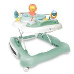 MyChild Little Explorer Activity Walker, Sage Green - Activity Center Baby Walker - Easy fold Frame for Storage - 6 Months + Anti Fall Blocks for Extra Safety and 3 Height Adjustment.