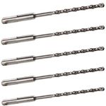 5 PACK OF - 6mm x 210mm LONG SDS + PLUS MASONRY DRILL BIT, TUNGSTEN CARBIDE TIP, FOR STONE CONCRETE BRICK