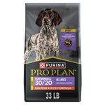 Purina Pro Plan Dry Dog Food, Sport, Performance 30/20 Salmon and Rice Formula, 33-Pound Bag, Pack of 1