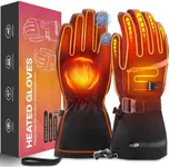 Heated Gloves for Men Women, Rechar
